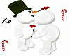 Snowman Christmas Kiss
