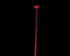 Red pole for flag
