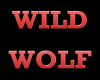 Flashing Wild Wolf Sign