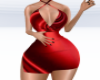 Red Silk Dress