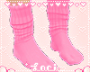 ✧.° pink socks