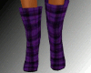 *ISR* Purple Plaid Boots