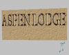 *JT* Aspen Lodge Sign 1