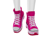 *B* Hot Pink Sneakers
