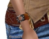 Leather Heart Bracelet