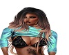 Kim Teal & Blk Top