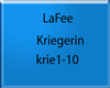 LaFee - Kriegerin