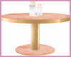 SM Peach Candle Table