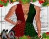Christmas Red&Green Gown