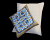 [W]Blue and Tan Pillows