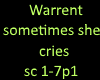 warrent she cries p1