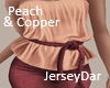 Rope Top Peach Copper