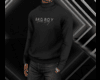 ♛ Wool Black Sweater.