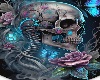 Neon Pastel skull Rug