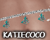 Belly chain butterflies