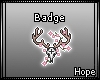 [HND] Flower Deer Badge