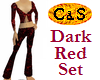 C&S Dark Red Set