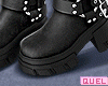 Q " Leather Boots Blk