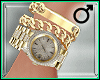 Gold Watch Bracelet