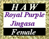Royal Purple Jingasa - F