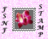 Magenta Orchid Stamp