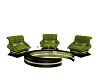 Green Chair Set w/Poses