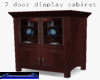 2 door display cabinet