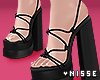 n| Platform Heels Black