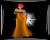 xbm orange preggo gown