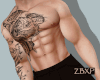 Asher Torn tattoos