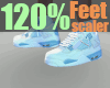 Feet 120% scaler