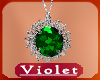 (V)R Emerald Necklace