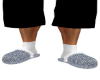 Blue/White Slippers