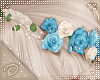 lDl Hair Flower Blue