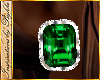 I~Elegant Emerald Earr*S