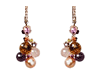 Stone & Diamond Earrings