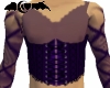 Purple corset w/ fishnet