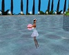 pink love balloon