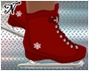 ICE SKATES RED