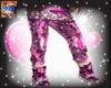 pink emo pants