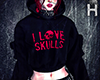 Black Skulls Hoodie