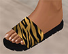 Gold Tiger Stripe Sandals (F)