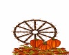 Pumpkin wheel decoration