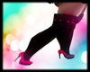 BLACK&RED SHOES&STOCKING