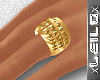 ! L! Cali Gold Ring