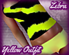 [SS] Zebra Yellow Outfit