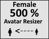 Avatar scaler 500% Femal
