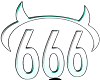 Satanic Head Sign 5 M/F