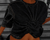 Black Jeans Tie Crop