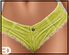 Yellow Fray Shorts